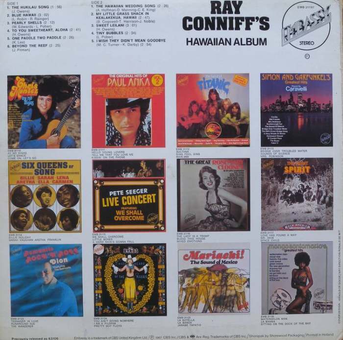 Ray Conniff Singers - Ray Conniff's Hawaiian Album
