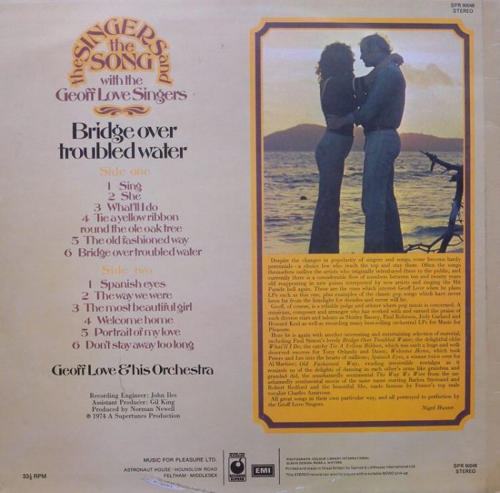 Geoff Love Singers a Orchestra - Bridge Over Troubled Water