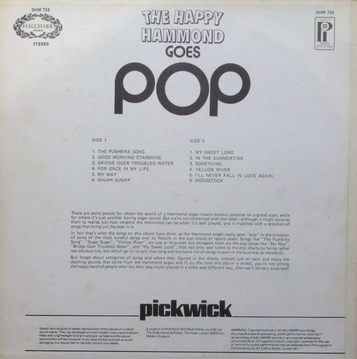 Phil Allen - The Happy Hammond Goes Pop
