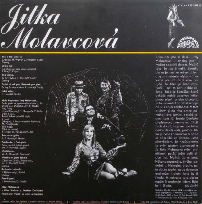 Jitka Molavcová - Jitka Molavcová (LP)