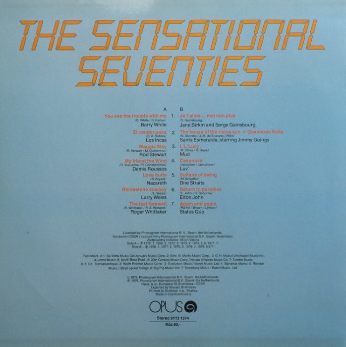 Various Artists - The Sensational Seventies