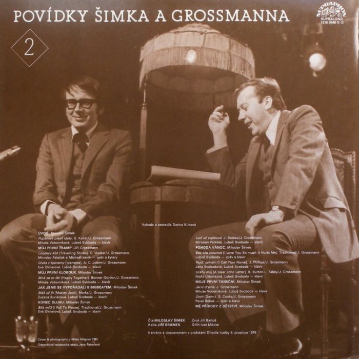 Povídky Šimka a Grossmanna 2 (čte Miloslav Šimek) (LP)