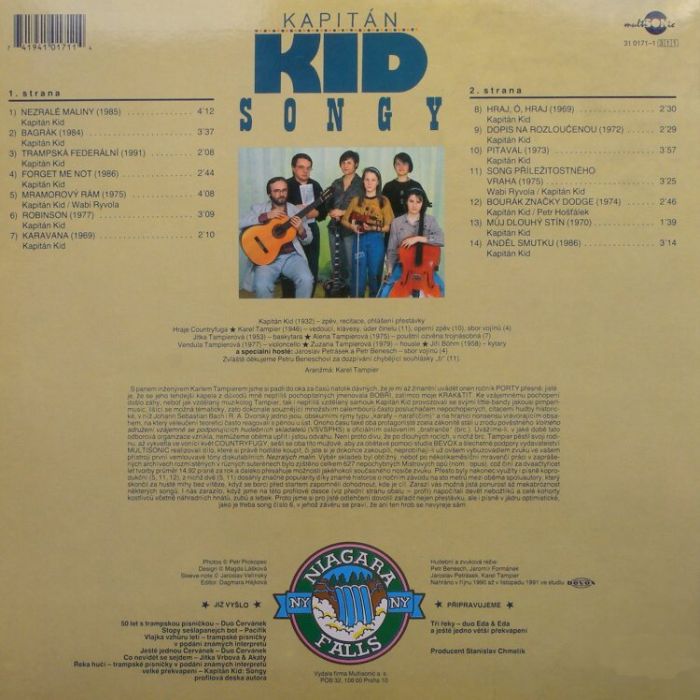 Kapitán Kid - Songy