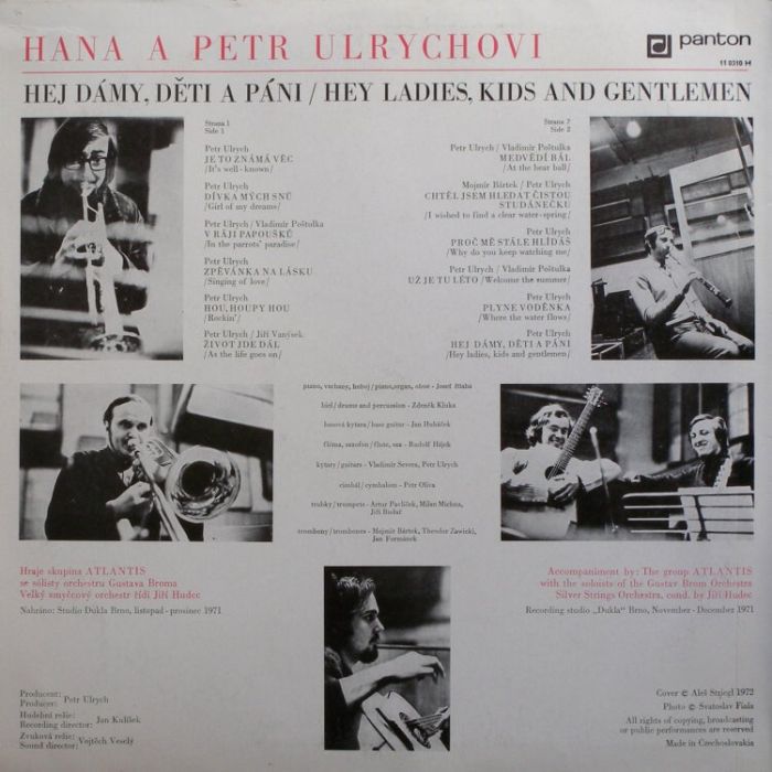 Hana a Petr Ulrychovi / Atlantis - Hej dámy, děti a páni (LP)