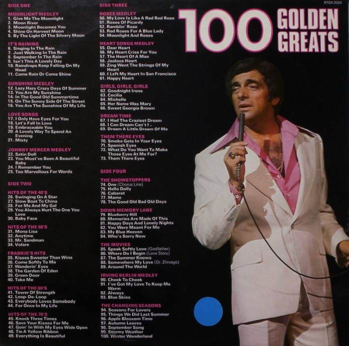 Frankie Vaughan - 100 Golden Greats (2LP)