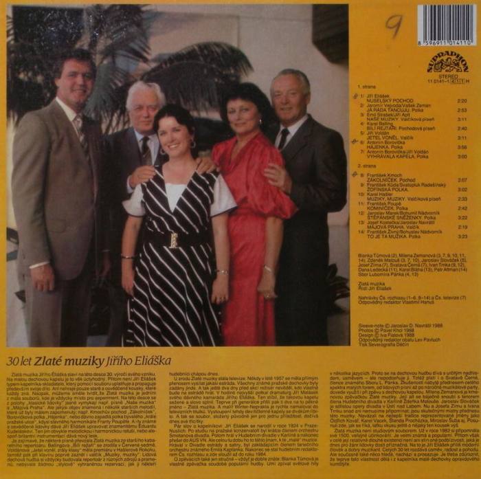 Zlatá muzika - 30 let Zlaté muziky Jiřího Eliáška (LP)