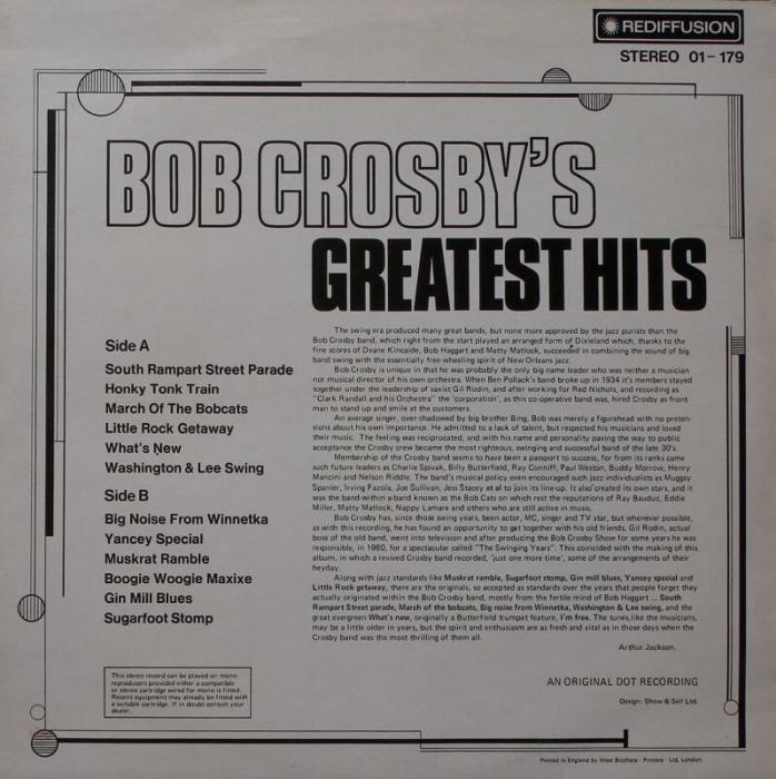Bob Crosby - Bob Crosby's Great Hits
