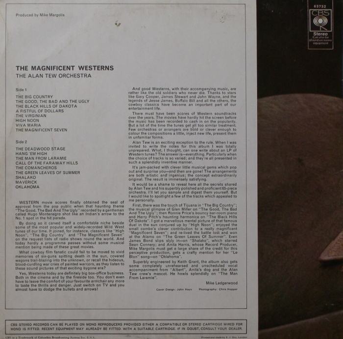 The Alan Tew Orchestra - The Magnificent Westerns
