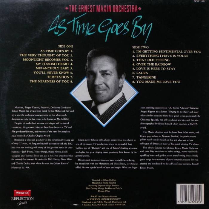 The Ernest Maxin Orchestra - As Time Goes By