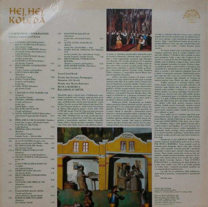 Musica Bohemica - Hej, hej, koleda (Vánoční písně z Podkrkonoší) (LP)