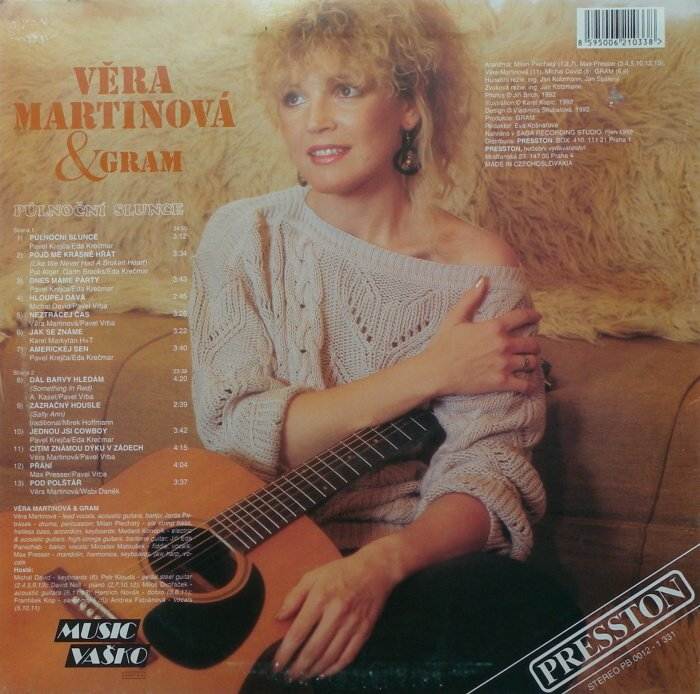 Věra Martinová & Gram - Půlnoční slunce (LP)