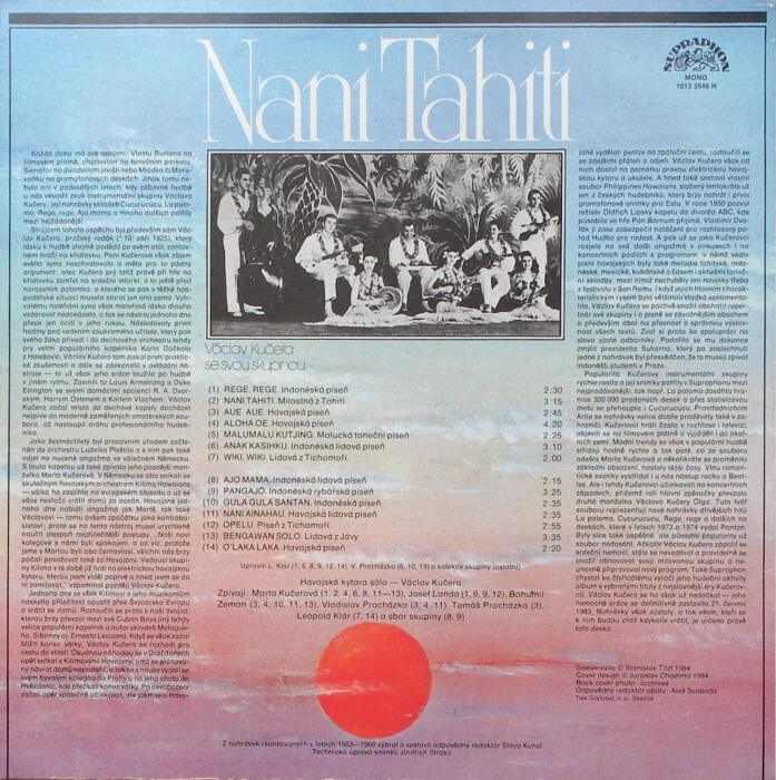 Václav Kučera se svou skupinou - Nani Tahiti (LP)