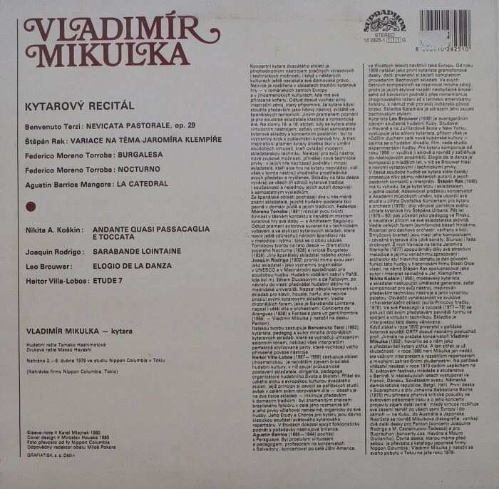 Vladimír Mikulka - Kytarový recitál