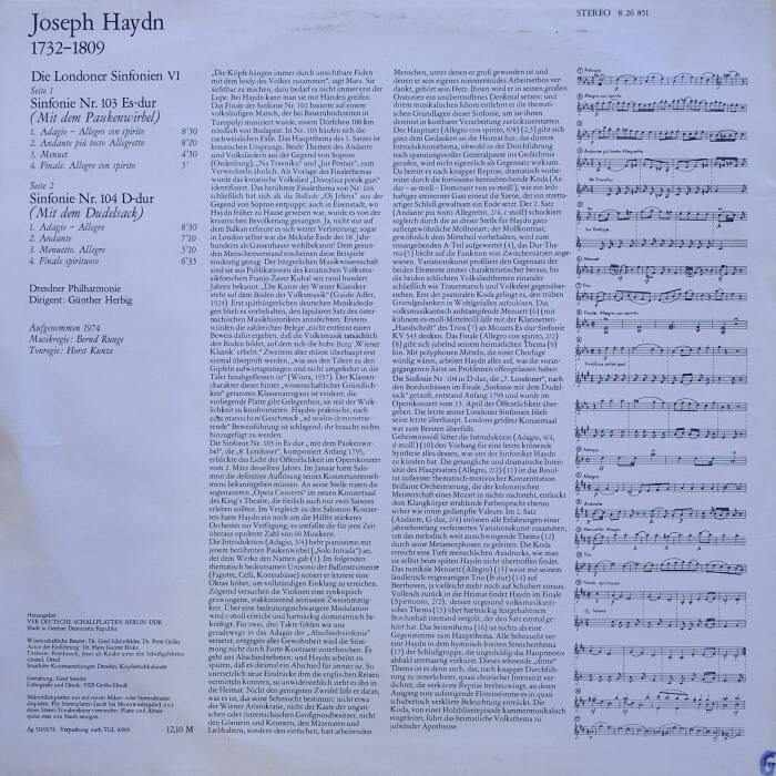 Joseph Haydn - Die Londoner Sinfonien VI