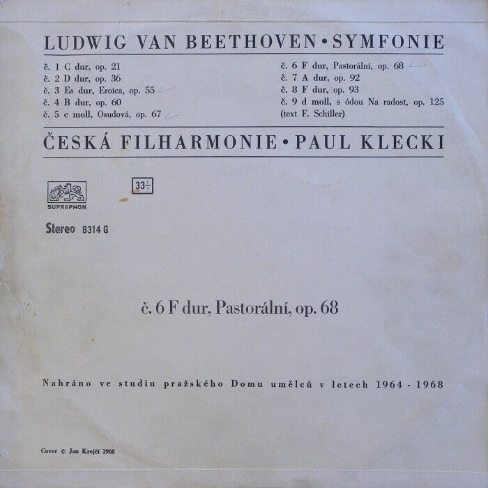 Ludwig van Beethoven - Symfonie č 6 F Dur, Pastorální op. 68