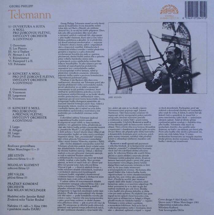 Georg Philipp Telemann - Koncertantní skladby se zobcovou flétnou