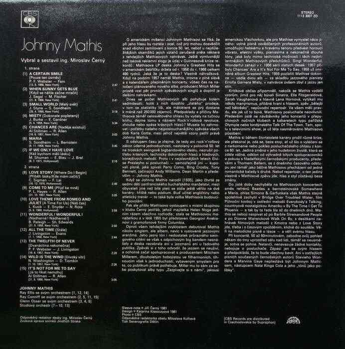 Johnny Mathis - Johnny Mathis (LP)
