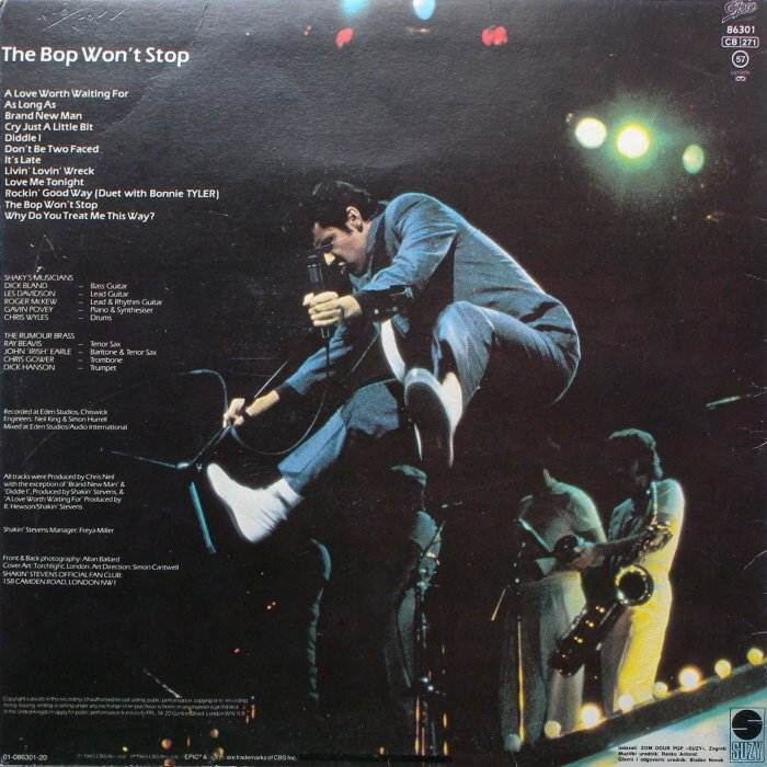 Shakin' Stevens - The Bop Won't Stop (LP)