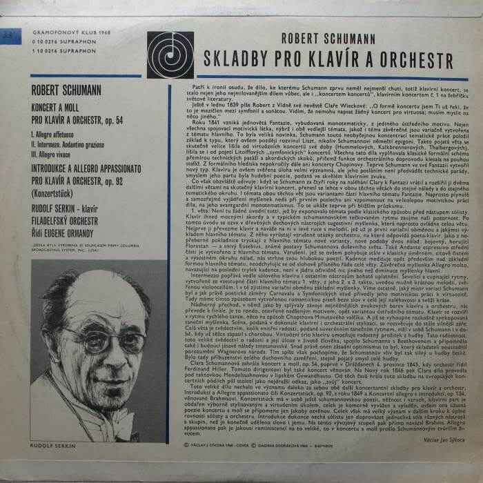 Robert Schumann - Skladby pro klavír a orchestr