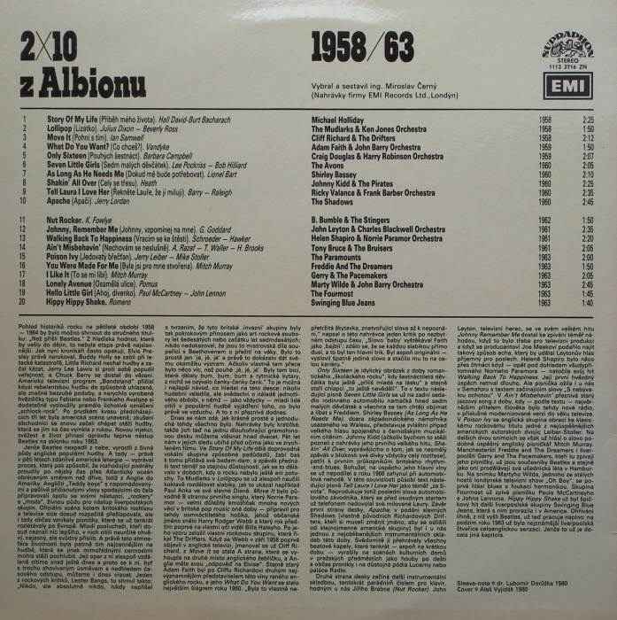 various artists - 2x10 z Albionu 1958/63 (LP)