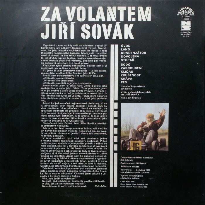 Jiří Sovák - Za volantem Jiří Sovák (LP)