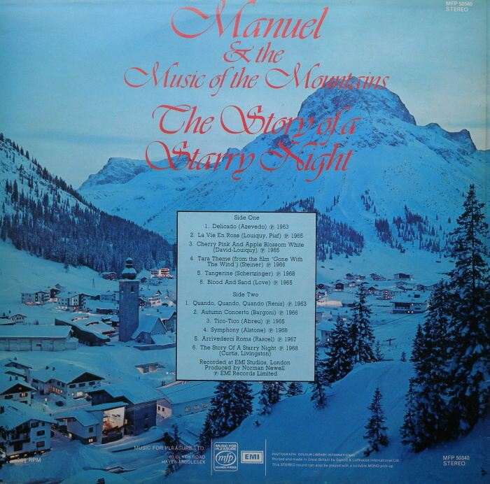 Manuel a The Music Of The Mountains - The Story Of A Starry Night