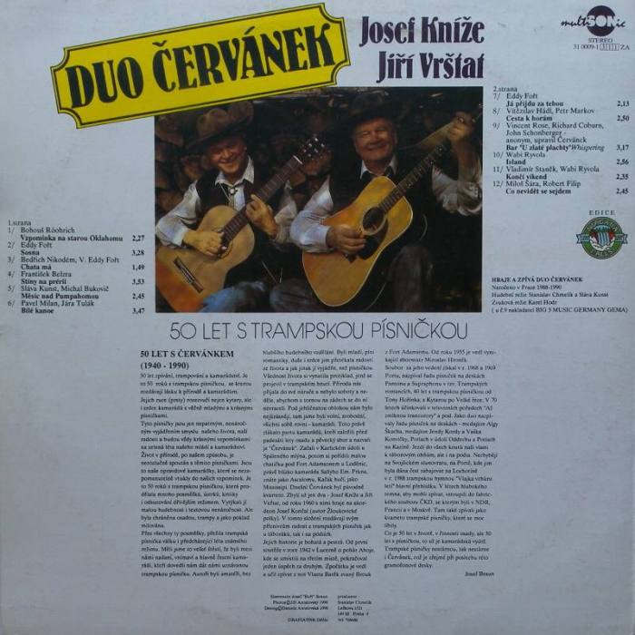 Duo Červánek (Jiří Vrštat, Josef Kníže) - Padesát let s trampskou písničkou