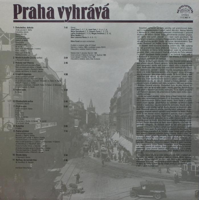 Various Artists - Praha vyhrává (Písničky z let 1935-1945) (LP)