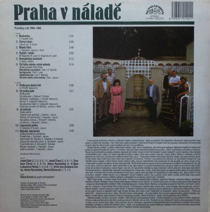 Various Artists - Praha v náladě (Písničky z let 1965-1985)