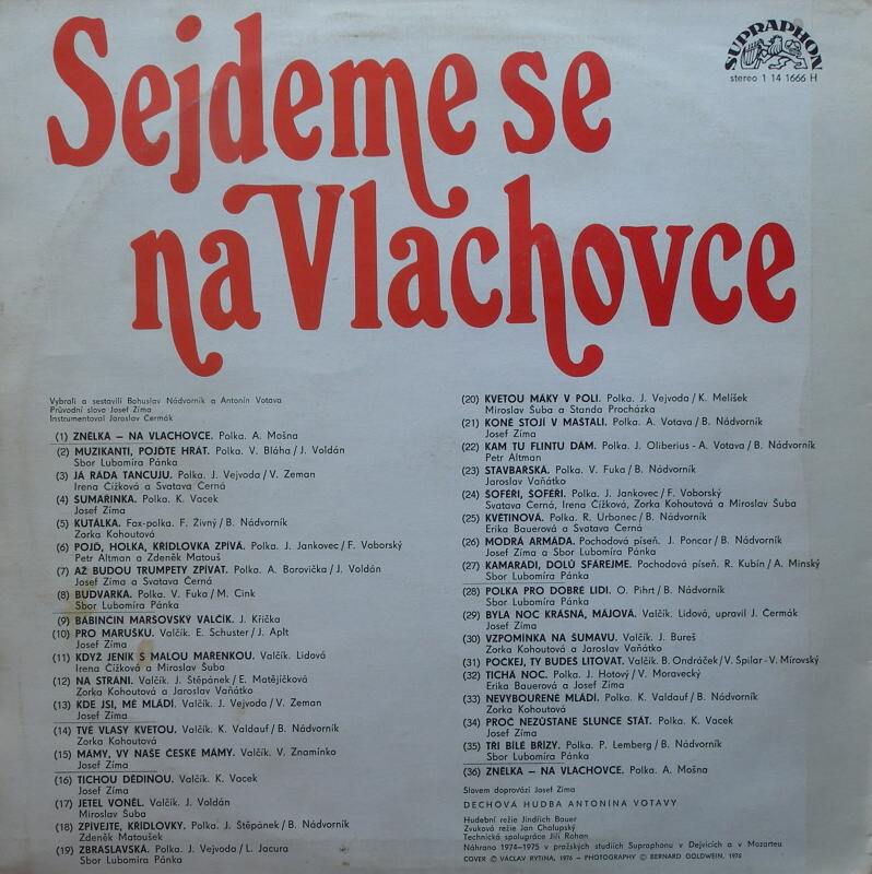 Various Artists - Sejdeme se na Vlachovce (LP)