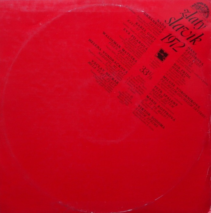 Various Artists - Zlatý Slavík 1972