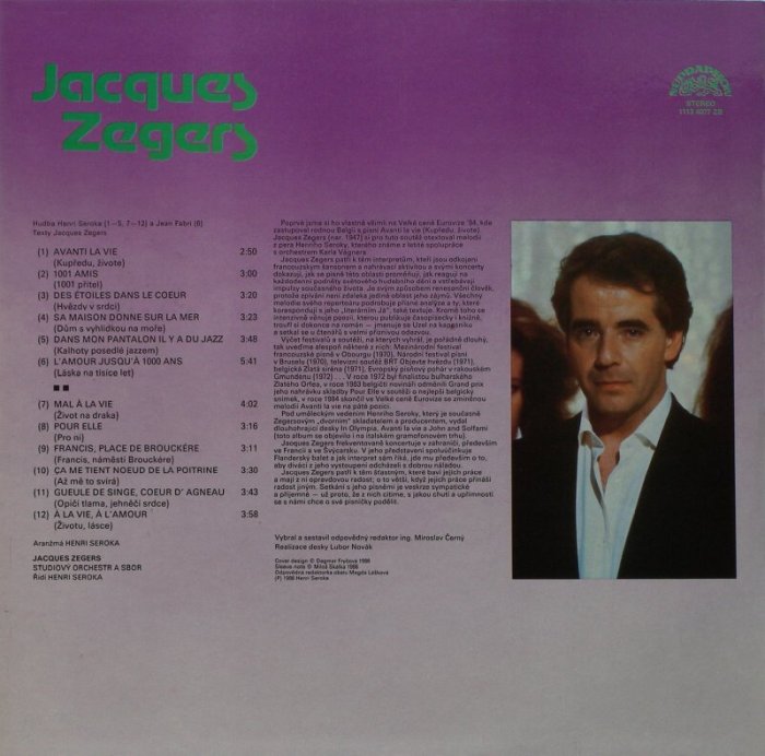 Jacques Zegers - Jacques Zegers