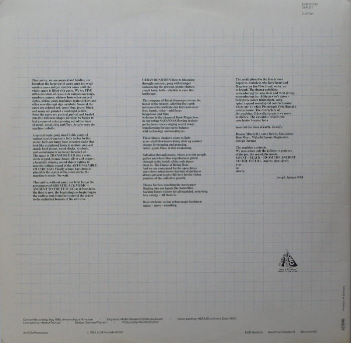 The Art Ensemble Of Chicago - Urban Bushmen (2LP)