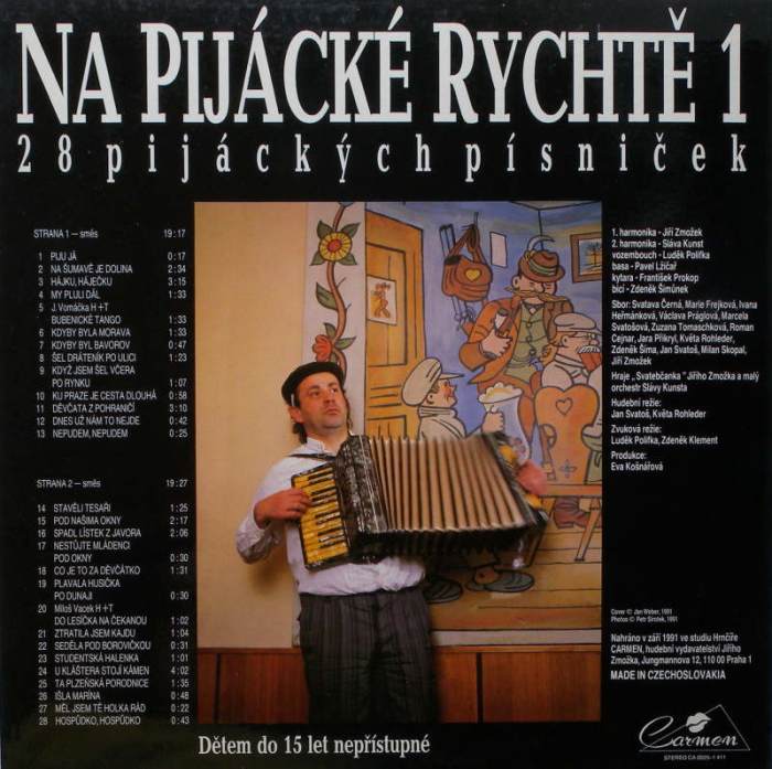 Various Artists - Na pijácké rychtě 1 (28 pijáckých písniček) (LP)