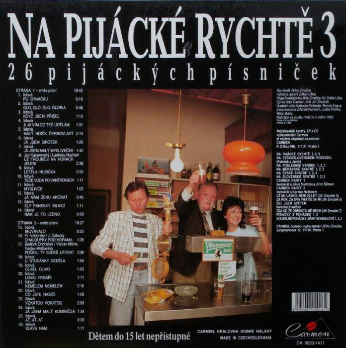 Various Artists - Na pijácké rychtě 3 (26 pijáckých písniček) (LP)