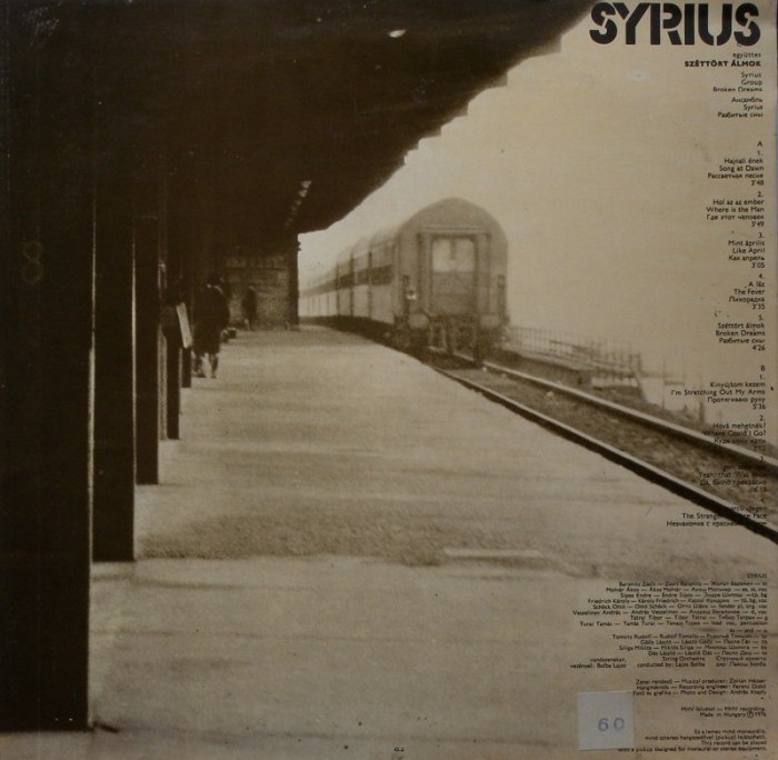 Syrius - Széttört Álmok (LP)