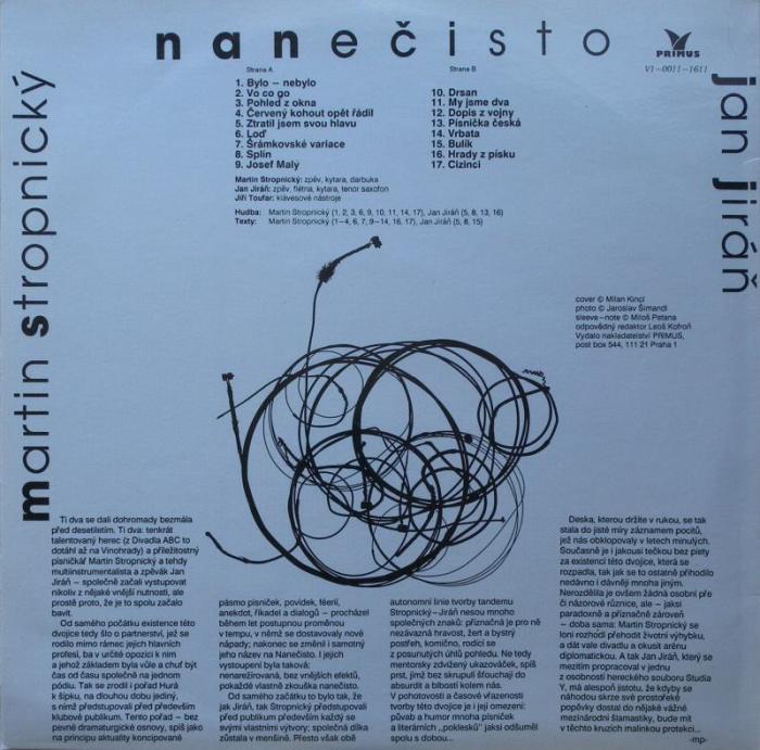 Martin Stropnický, Jan Jiráň - Nanečisto (LP)