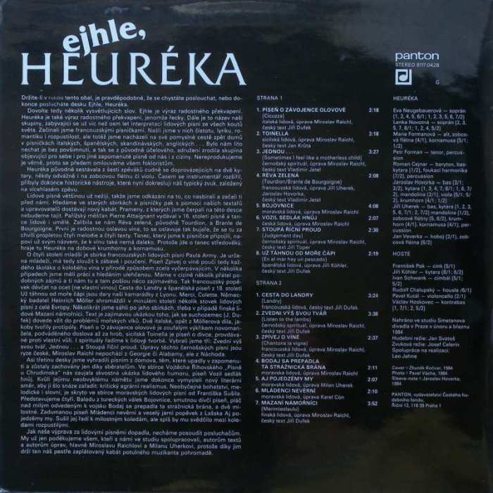 Heuréka - Ejhle, Heuréka (LP)
