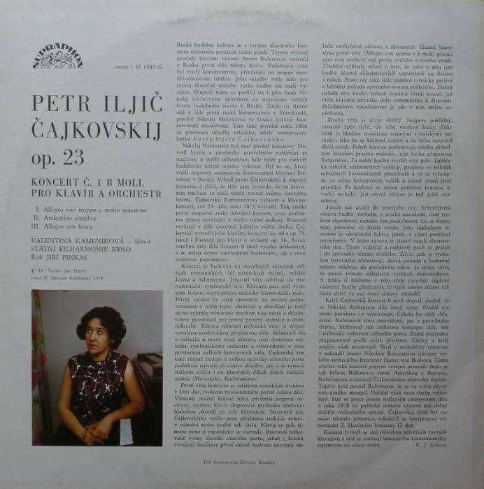 Petr Iljič Čajkovskij - Koncert č.1 B Moll (LP)