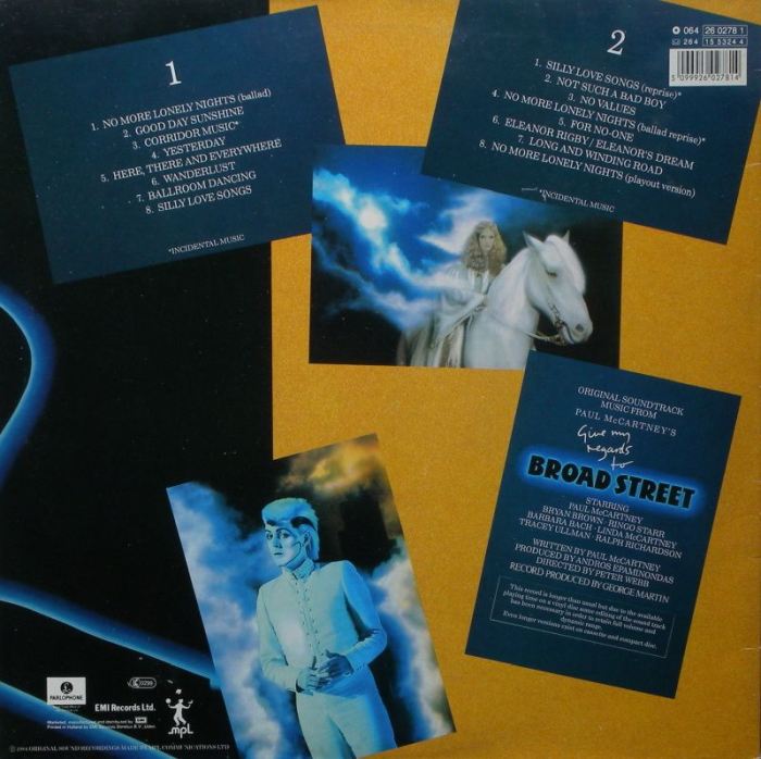 Paul McCartney - Give My Regards To Broad Street (LP)