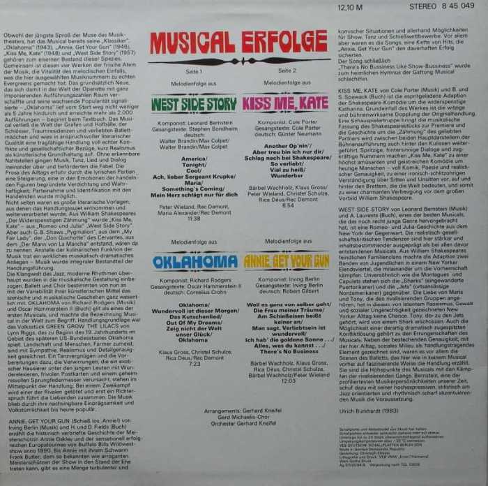 Various Artists - Musical Erfolge