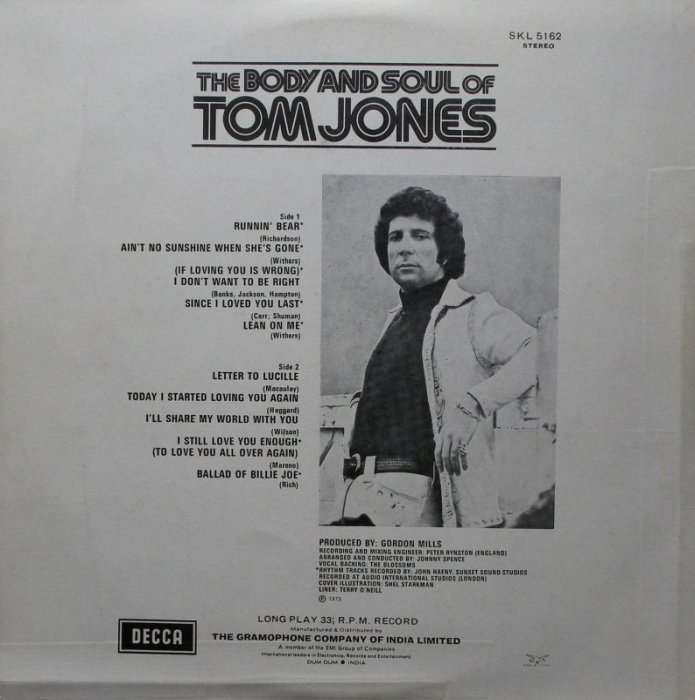 Tom Jones - The Body And Soul Of Tom Jones