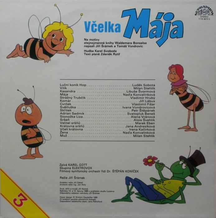 Včelka Mája 1-3 (3LP)