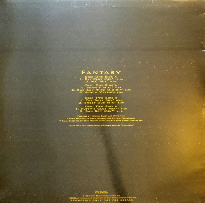 Mariah Carey - Fantasy (2LP Promo)