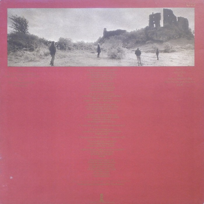 U2 - The Unforgettable Fire (LP)