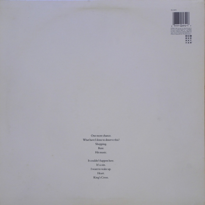 Pet Shop Boys - Actually