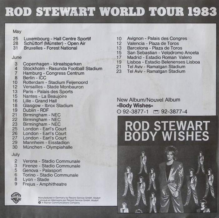 Rod Stewart - Baby Jane / Ready Now