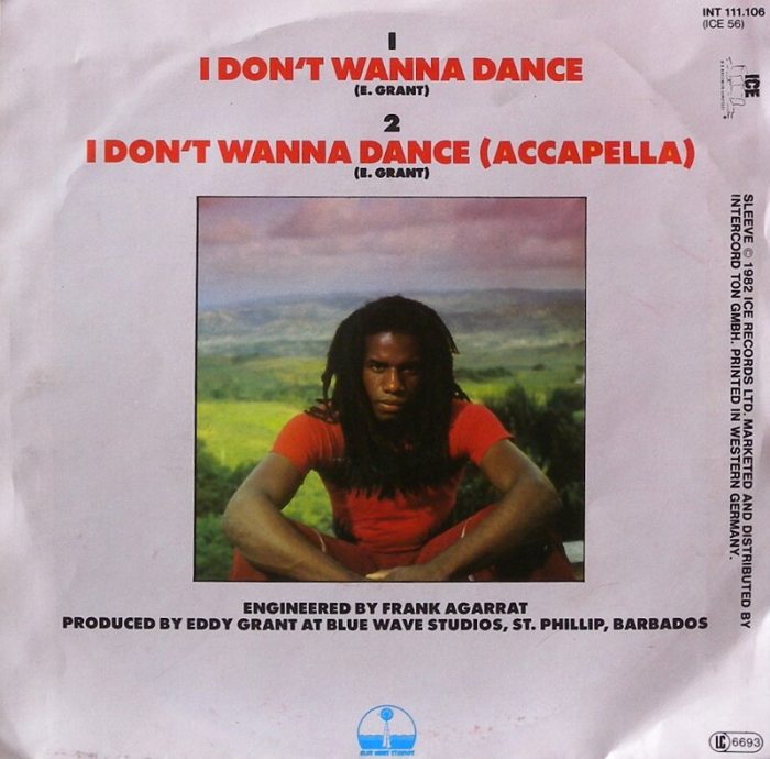 Eddy Grant - I Don't Wanna Dance / I Don't Wanna Dance (Acapella)