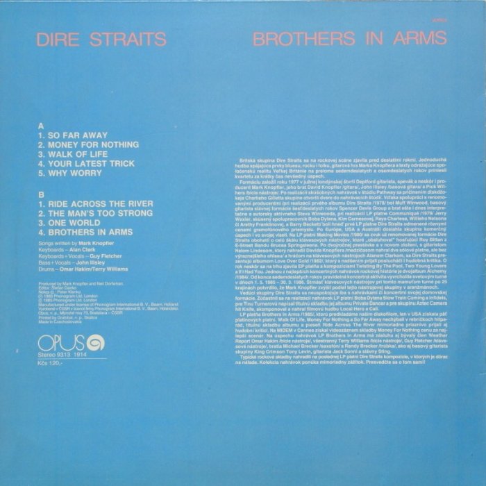 Dire Straits - Brother In Arms
