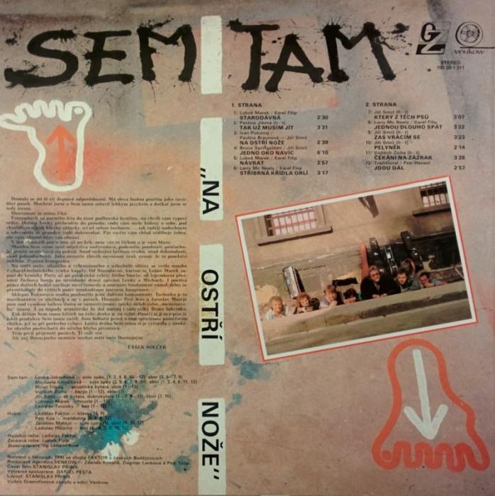 Sem Tam - Na ostří nože (LP) zelený vinyl
